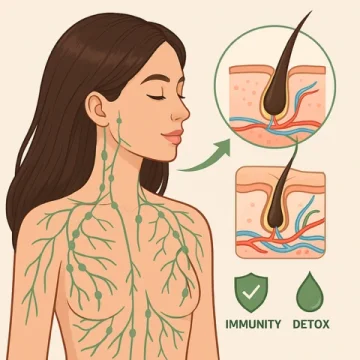 Lymfatický systém a vlasy