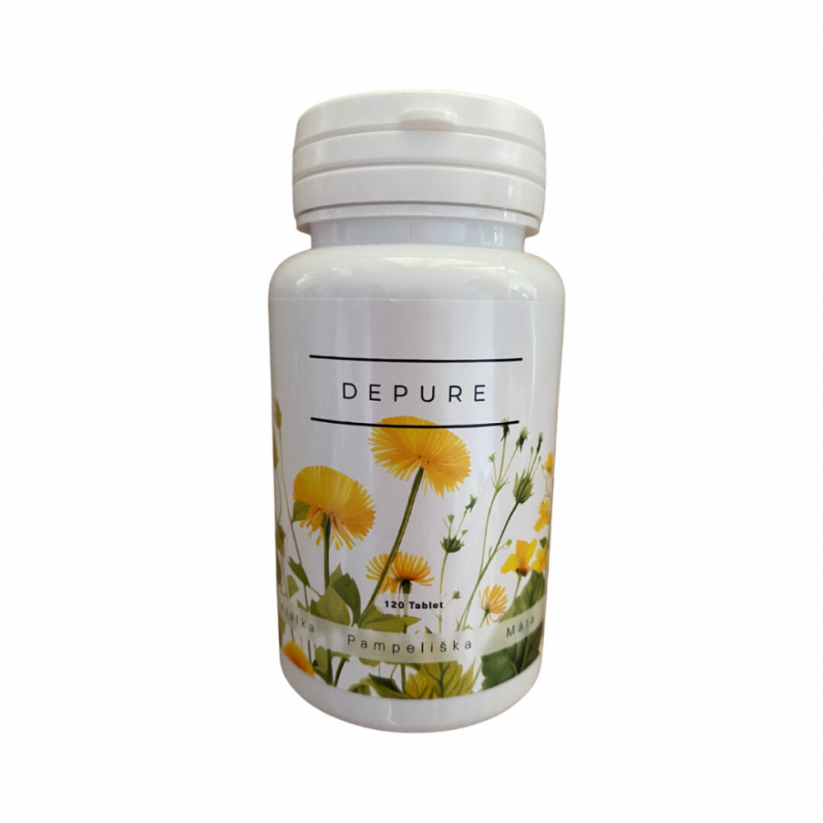 Tablety dePure - detoxikácia organizmu - Množstvo: 120 ks